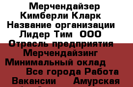 Мерчендайзер Кимберли Кларк › Название организации ­ Лидер Тим, ООО › Отрасль предприятия ­ Мерчендайзинг › Минимальный оклад ­ 21 000 - Все города Работа » Вакансии   . Амурская обл.,Архаринский р-н